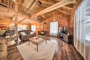 Cabin in Lake Chautauqua on 36 Acres with Hot Tub!